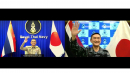ผบ.ทร. ประชุมแนะนำตัวผ่านระบบ Virtual Conference กับ ผบ.กองกำลังป้องกันตนเองทางทะเลญี่ปุ่น โดยมี จก.ขว.ทร. ว่าที่ ผชท.ทร.ไทย/โตเกียว และ ผชท.ทหาร ญี่ปุ่น/กรุงเทพฯ เข้าร่วมประชุมในครั้งนี้