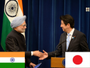 ญี่ปุ่นและอินเดียลงนามความร่วมมือด้านการป้องกันประเทศและด้านพลังงาน